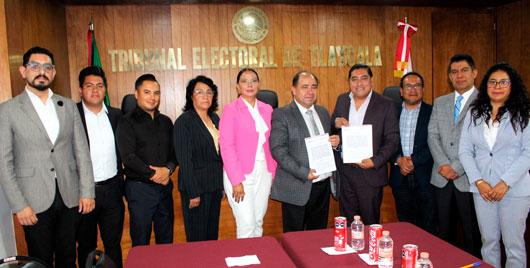Renuevan convenio de colaboración TET y SAET