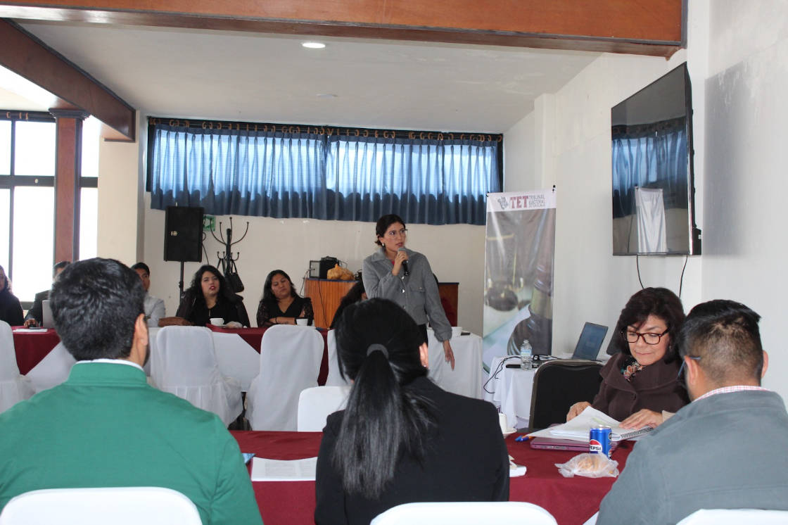 Imparten curso taller sobre la Reforma Judicial en el estado de Tlaxcala a personal del TET