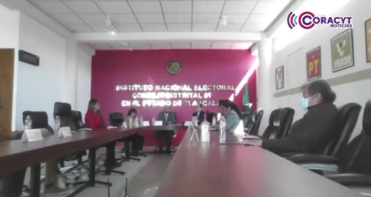 Continúan Consejos Distritales del INE Tlaxcala con el desarrollo del Proceso Electoral Extraordinario 2024-2025