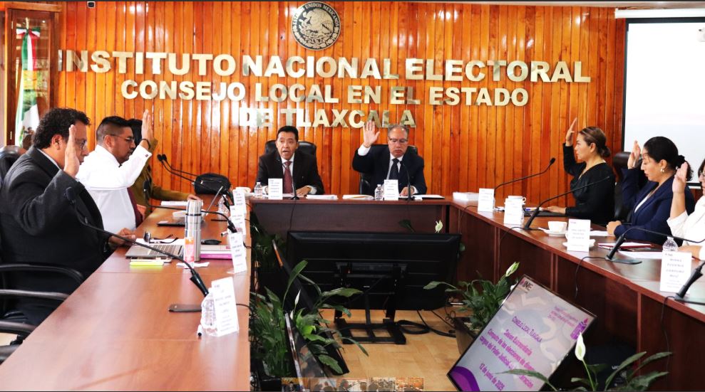 Efectuó INE Tlaxcala cómputo estatal de las elecciones del poder judicial de la federación 2024-2025