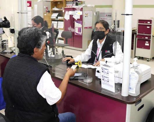 Realiza INE Tlaxcala reimpresiones de credencial para votar