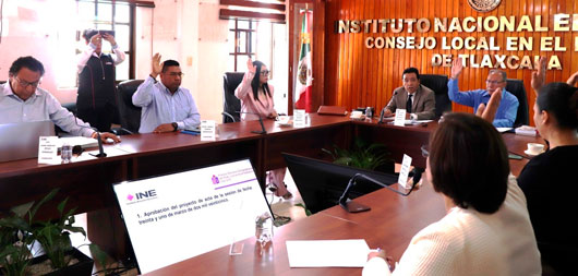Aprobó INE Tlaxcala 481 observadores más para los comicios del poder judicial de la federación