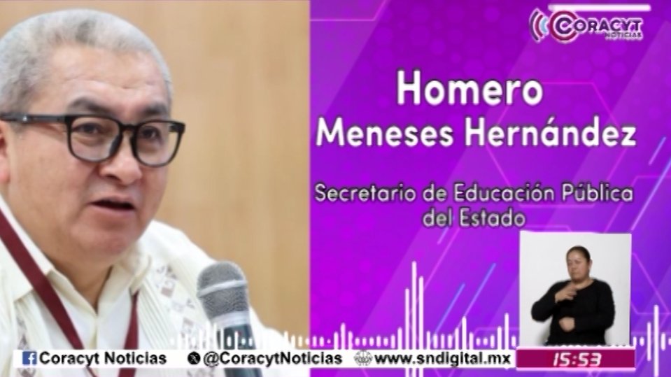 Entrevista con Homero Meneses Hernández, Secretario de Educación Pública del Estado