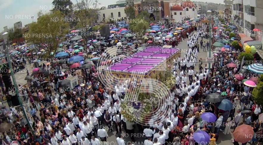 Resguarda C5i procesión y actividades de Semana Santa en Chiautempan 