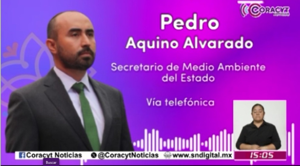 Entrevista con el Secretario de Medio Ambiente del Estado de Tlaxcala, Pedro Aquino Alvarado