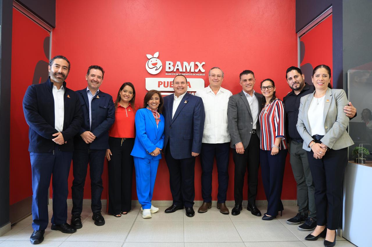 Avanza alianza estratégica entre BAMX Cáritas Puebla y Tlaxcala para la implementación de un banco de alimentos