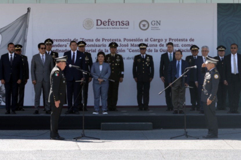 Toma posesión nuevo coordinador territorial de la Guardia Nacional de la Región Centro