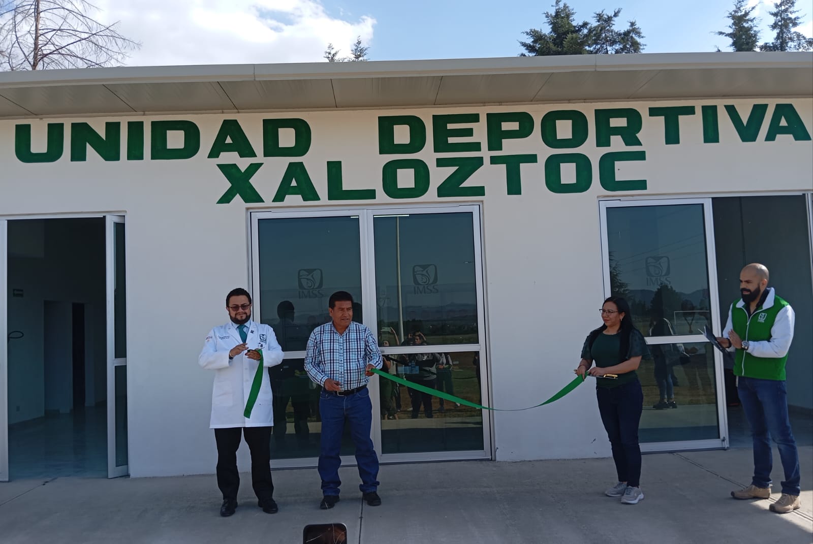Inauguró IMSS Tlaxcala Unidad Deportiva de Xaloztoc