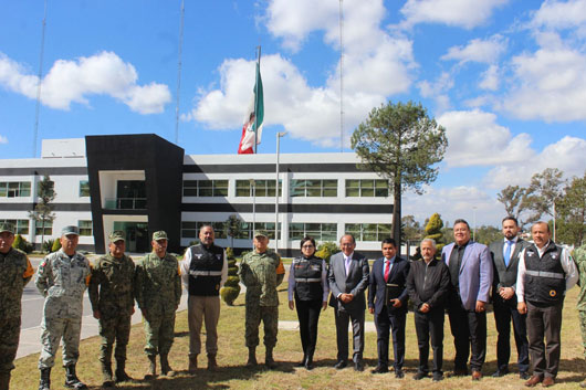CEPC sostiene reunión con autoridades federales para reforzar acciones por actividad del volcán Popocatépetl