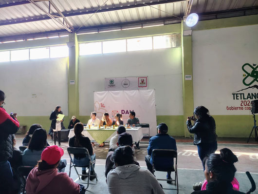 Acerca Gobierno Estatal programas de atención a migrantes en Tetlanohcan y Cuaxomulco