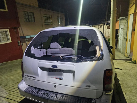 Policía de Tlaxcala de Xicohténcatl frustra intento de robo de vehículo en Tepehitec