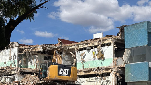 Genera nostalgia entre la ciudadanía la demolición del antiguo Hospital General de Tlaxcala