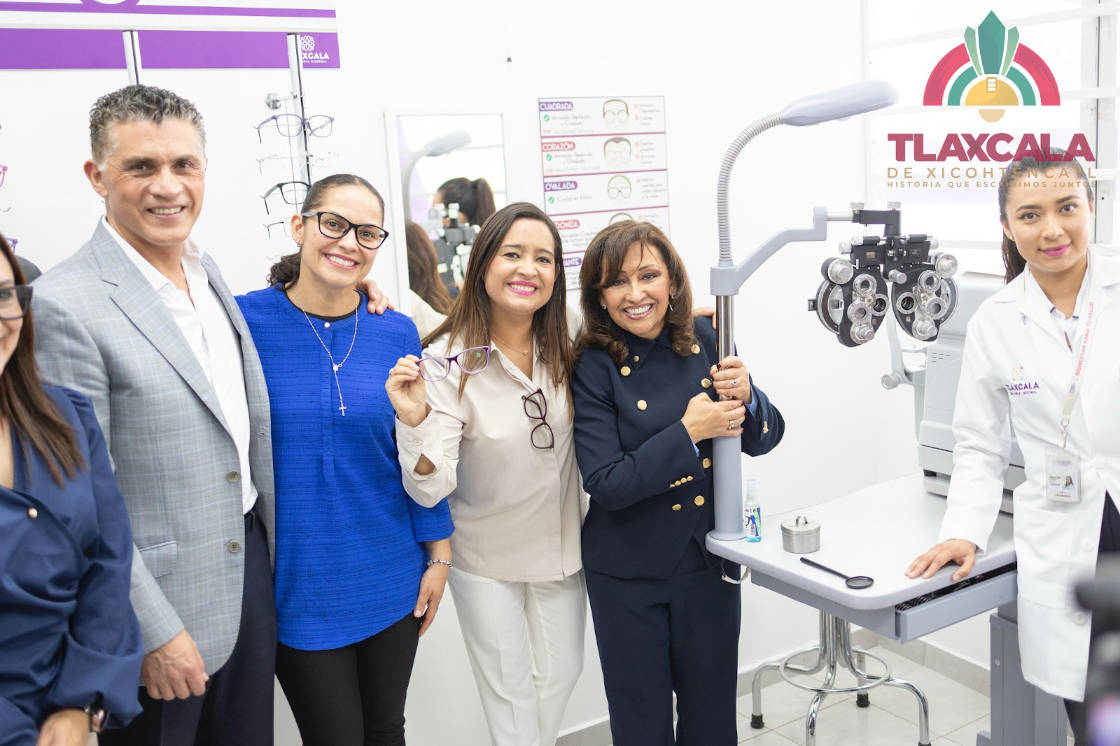 Inauguran presidente Alfonso Sánchez y gobernadora Lorena Cuéllar Unidad de Bienestar para tu Salud en Tlaxcala 