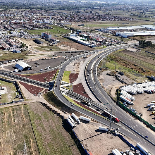 Distribuidor vial, mejorará la movilidad de habitantes de Tlaxcala y Puebla 
