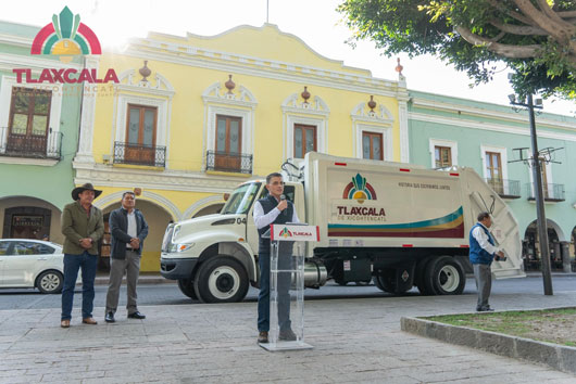 Entrega Alfonso Sánchez García segundo camión rehabilitado integralmente para fortalecer el servicio de limpia 