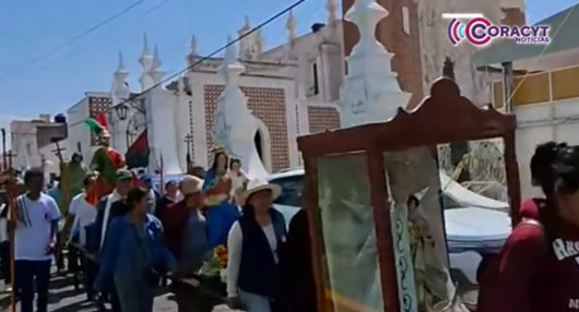 Feligreses celebraron el 484º aniversario de las apariciones de la Virgen de Ocotlán