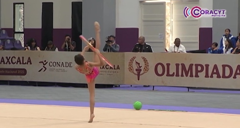 Debutará Tlaxcala en gimnasia rítmica de la Olimpiada Nacional 2025