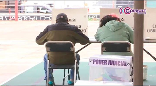 Pese a condiciones climáticas, la ciudadanía ejerció su derecho al voto