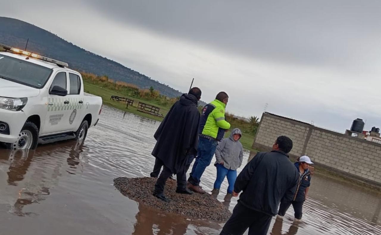 Atiende PC inundaciones en Sanctórum