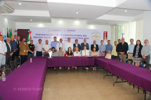 Presenta Sedeco convocatoria del premio Tlaxcala a la competitividad 2025