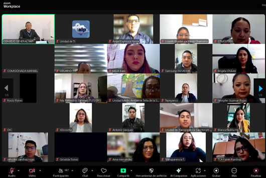 Socializa el IAIP Tlaxcala el programa de verificación de avisos de privacidad a sujetos obligados
