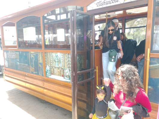 Jornadas por la paz: Ofrece Secture recorridos turísticos en tranvía