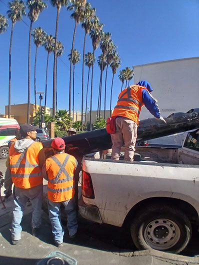 Reinstala Ayuntamiento de Tlaxcala semáforo en la calle Guridi y Alcocer de la capital