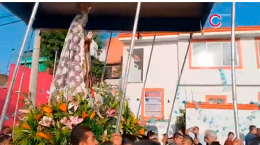 Con fe y devoción, tlaxcaltecas acompañaron a la Virgen de Ocotlán 