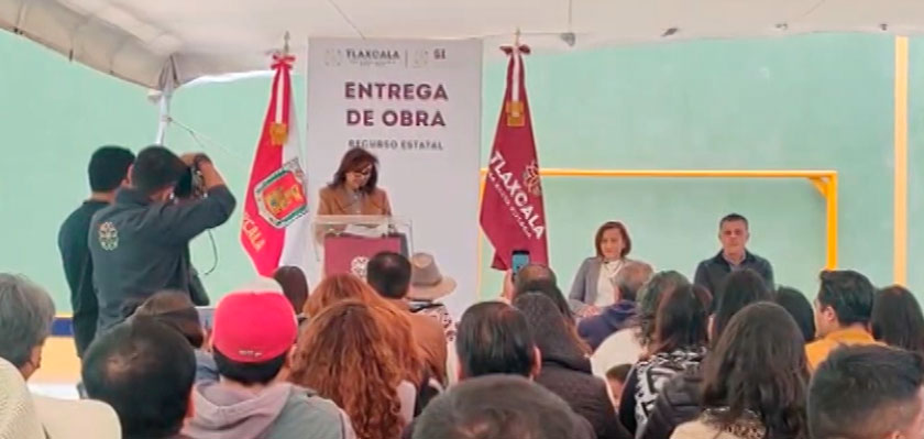 Con inversión de 932 mil pesos, gobierno estatal modernizó una cancha de fútbol