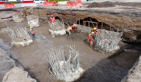 Avanza la construcción del distribuidor vial Santa Ana en Tlaxcala