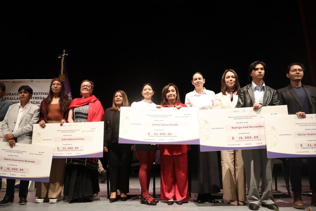 Galardonaron a 10 artistas con el “Premio Tlaxcala de Artes Visuales 2025”