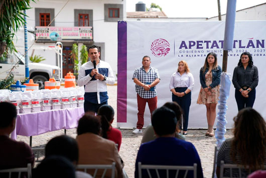 Entregó presidente Azaín Ávalos unidades comunitarias y alarmas vecinales para fortalecer la seguridad en Apetatitlán