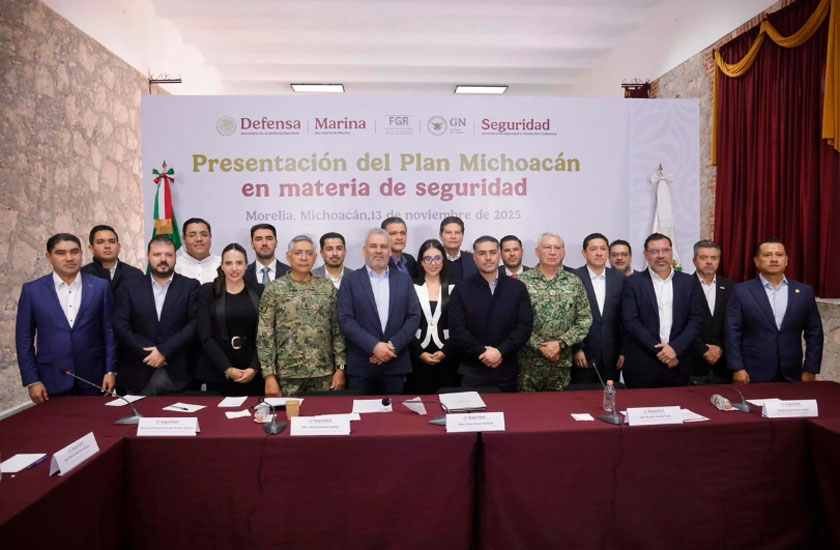 Supervisa Harfuch avances del Plan de Paz en Michoacán