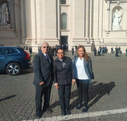 Acude Rosa Icela Rodríguez al Vaticano para funeral del papa Francisco