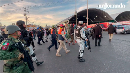 Refuerzan Ejército y GN la seguridad en la Ceda