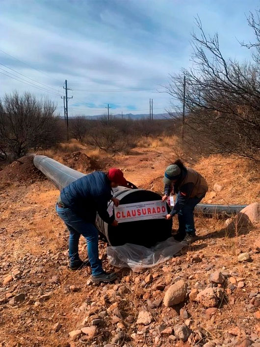 Profepa clausura ducto a mina de Grupo México en Sonora