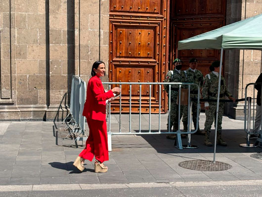 Arriban a Palacio Nacional empresarios para reunión con Sheinbaum