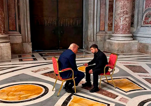 Pide Zelensky a Trump lograr un alto el fuego total