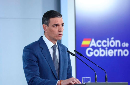 Pedro Sánchez espera que el servicio eléctrico se restablezca 