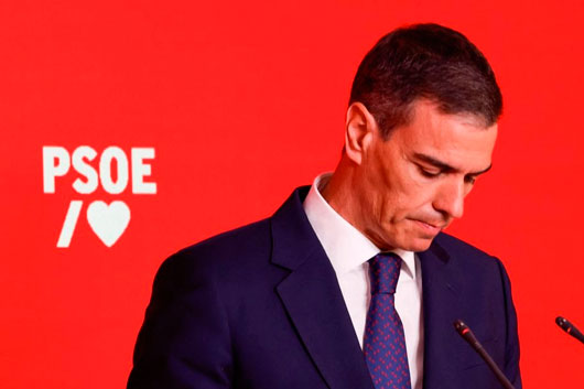 Pedro Sánchez pide “perdón” por casos de corrupción en su círculo más cercano