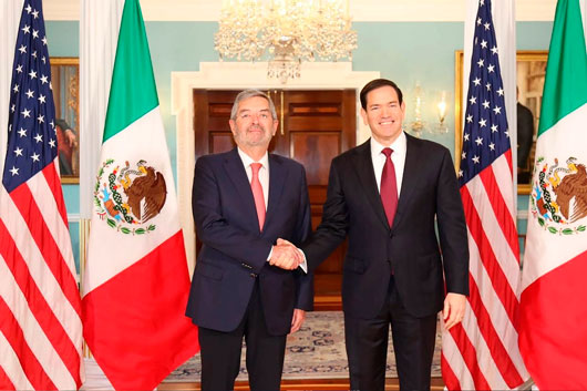 De la Fuente y Rubio evalúan en Washington avances del Programa de Cooperación sobre Seguridad Fronteriza