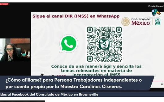 Suma IMSS afiliación de 13 mil 169 connacionales a través del Programa de Personas Trabajadoras Independientes