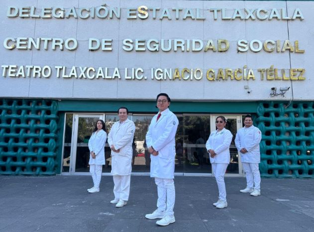 Reconoce IMSS Tlaxcala a 5 médicos residentes que brindaron apoyo en Hidalgo
