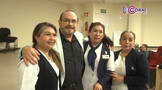 Con homenaje y ovaciones despiden al doctor Blas Domínguez Reyes 