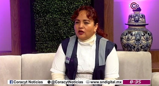 En entrevista para “Coracyt Noticias”, la Líder Estatal de Vacunación SESA