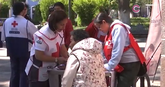 Acercó Cruz Roja Tlaxcala servicios preventivos en jornada de salud 