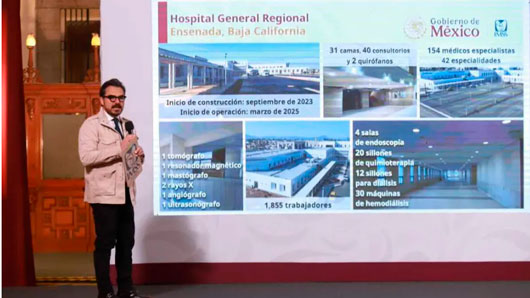En 2025 IMSS pondrá en operación 9 hospitales y 6 Unidades de Medicina Familiar