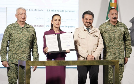 Firman IMSS y Secretaría de la Defensa Nacional convenio de colaboración para la construcción de siete nuevos hospitales