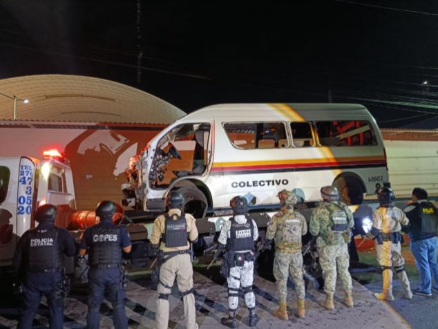 Coordinación interinstitucional permite recuperación de una unidad de transporte público en Huamantla