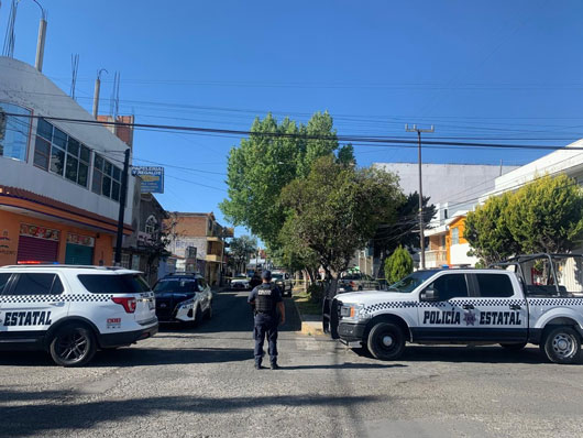 Atendió SSC y policía de Apizaco asalto en establecimiento